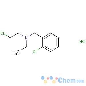 CAS No:23510-15-8 Benzenemethanamine,2-chloro-N-(2-chloroethyl)-N-ethyl-, hydrochloride (1:1)