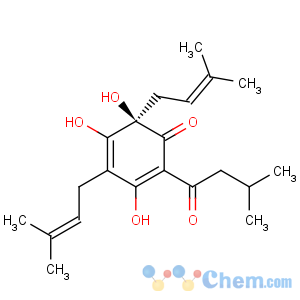 CAS No:23510-81-8 4-Cyclohexene-1,3-dione,5,6-dihydroxy-2,6-bis(3-methyl-2-buten-1-yl)-4-(3-methyl-1-oxobutyl)-