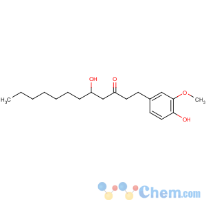 CAS No:23513-08-8 (5S)-5-hydroxy-1-(4-hydroxy-3-methoxyphenyl)dodecan-3-one