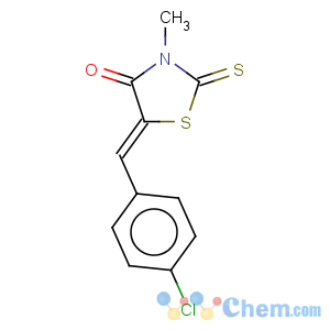 CAS No:23517-83-1 4-Thiazolidinone,5-[(4-chlorophenyl)methylene]-3-methyl-2-thioxo-