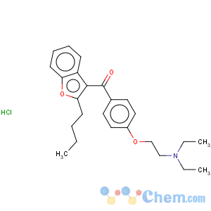 CAS No:23551-25-9 Methanone,(2-butyl-3-benzofuranyl)[4-[2-(diethylamino)ethoxy]phenyl]-