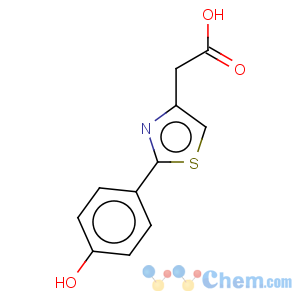 CAS No:23551-34-0 2-[2-(4-oxo-1-cyclohexa-2,5-dienylidene)-3H-1,3-thiazol-4-yl]acetate