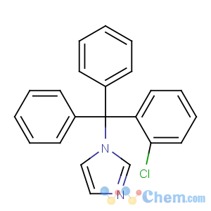 CAS No:23593-75-1 1-[(2-chlorophenyl)-diphenylmethyl]imidazole