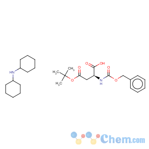 CAS No:23632-70-4 4-tert-Butyl hydrogen N-((benzyloxy)carbonyl)-L-aspartate, compound with dicyclohexylamine (1:1)