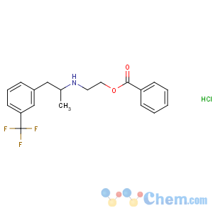 CAS No:23642-66-2 2-[1-[3-(trifluoromethyl)phenyl]propan-2-ylamino]ethyl<br />benzoate