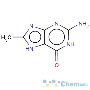 CAS No:23662-75-1 6H-Purin-6-one,2-amino-1,9-dihydro-8-methyl-
