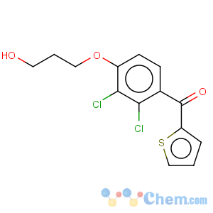 CAS No:236735-89-0 Methanone,[2,3-dichloro-4-(3-hydroxypropoxy)phenyl]-2-thienyl-