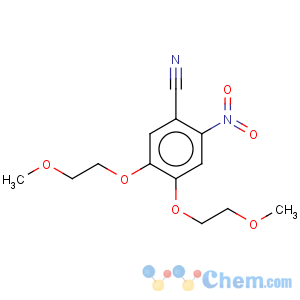 CAS No:236750-65-5 4,5-bis(2-methoxyethoxy)-2-nitrobenzonitrile