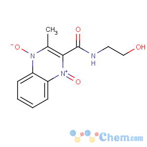 CAS No:23696-28-8 N-(2-hydroxyethyl)-3-methyl-4-oxido-1-oxoquinoxalin-1-ium-2-carboxamide