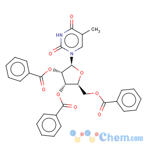 CAS No:237060-98-9 2,4(1H,3H)-Pyrimidinedione,5-methyl-1-(2,3,5-tri-O-benzoyl-b-L-ribofuranosyl)-