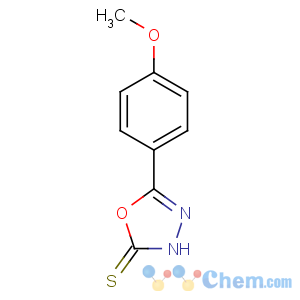 CAS No:23766-26-9 5-(4-methoxyphenyl)-3H-1,3,4-oxadiazole-2-thione