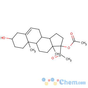 CAS No:2381-45-5 Pregn-5-en-20-one,17-(acetyloxy)-3-hydroxy-, (3b)-