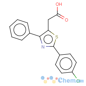 CAS No:23821-72-9 2-[2-(4-chlorophenyl)-4-phenyl-1,3-thiazol-5-yl]acetic acid