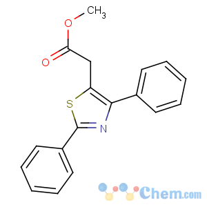 CAS No:23821-92-3 methyl 2-(2,4-diphenyl-1,3-thiazol-5-yl)acetate