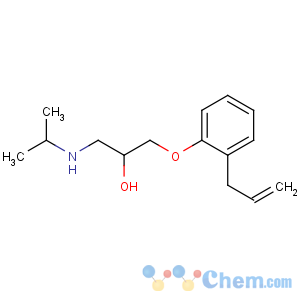 CAS No:23846-72-2 2-Propanol,1-[(1-methylethyl)amino]-3-[2-(2-propen-1-yl)phenoxy]-, (2R)-