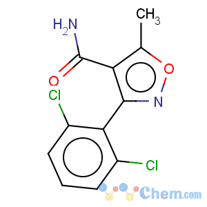 CAS No:23858-59-5 4-Isoxazolecarboxamide,3-(2,6-dichlorophenyl)-5-methyl-