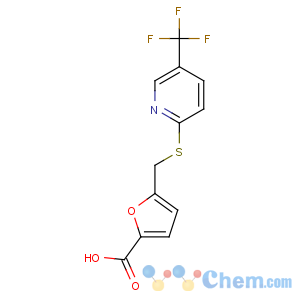 CAS No:238742-86-4 5-[[5-(trifluoromethyl)pyridin-2-yl]sulfanylmethyl]furan-2-carboxylic<br />acid