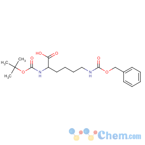 CAS No:2389-45-9 (2S)-2-[(2-methylpropan-2-yl)oxycarbonylamino]-6-<br />(phenylmethoxycarbonylamino)hexanoic acid