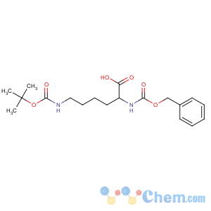 CAS No:2389-60-8 (2S)-6-[(2-methylpropan-2-yl)oxycarbonylamino]-2-<br />(phenylmethoxycarbonylamino)hexanoic acid