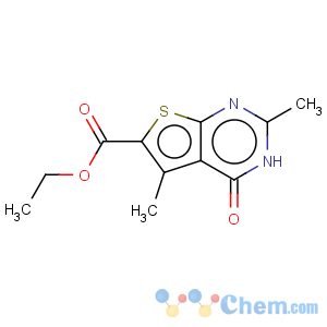 CAS No:23903-53-9 Thieno[2,3-d]pyrimidine-6-carboxylicacid, 1,4-dihydro-2,5-dimethyl-4-oxo-, ethyl ester