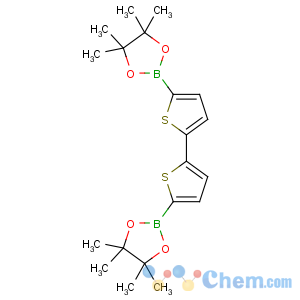 CAS No:239075-02-6 4,4,5,5-tetramethyl-2-[5-[5-(4,4,5,5-tetramethyl-1,3,<br />2-dioxaborolan-2-yl)thiophen-2-yl]thiophen-2-yl]-1,3,2-dioxaborolane
