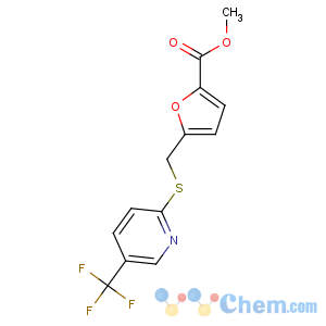 CAS No:239107-28-9 methyl<br />5-[[5-(trifluoromethyl)pyridin-2-yl]sulfanylmethyl]furan-2-carboxylate