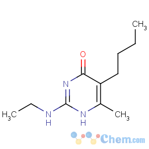 CAS No:23947-60-6 5-butyl-2-(ethylamino)-6-methyl-1H-pyrimidin-4-one