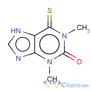 CAS No:2398-70-1 2H-Purin-2-one,1,3,6,9-tetrahydro-1,3-dimethyl-6-thioxo-