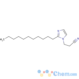 CAS No:23996-16-9 3-(2-undecylimidazol-1-yl)propanenitrile