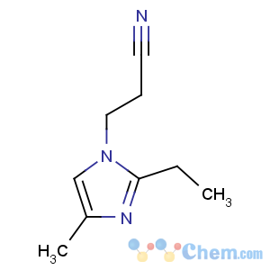 CAS No:23996-25-0 3-(2-ethyl-4-methylimidazol-1-yl)propanenitrile