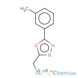 CAS No:24023-73-2 2-(chloromethyl)-5-(3-methylphenyl)-1,3,4-oxadiazole
