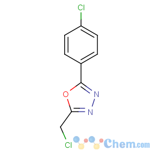 CAS No:24068-15-3 2-(chloromethyl)-5-(4-chlorophenyl)-1,3,4-oxadiazole