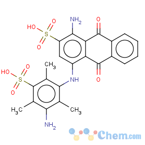 CAS No:24124-40-1 2-Anthracenesulfonicacid,1-amino-4-[(3-amino-2,4,6-trimethyl-5-sulfophenyl)amino]-9,10-dihydro-9,10-dioxo-