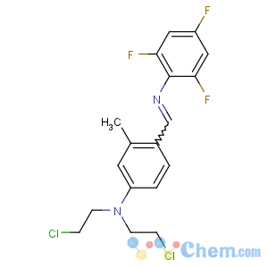 CAS No:2413-42-5 Benzenamine,N-[[4-[bis(2-chloroethyl)amino]-2-methylphenyl]methylene]-2,4,6-trifluoro-