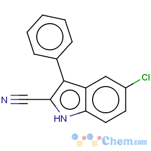 CAS No:24139-17-1 1H-Indole-2-carbonitrile,5-chloro-3-phenyl-