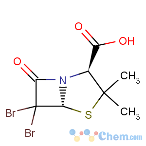 CAS No:24158-88-1 4-Thia-1-azabicyclo[3.2.0]heptane-2-carboxylicacid, 6,6-dibromo-3,3-dimethyl-7-oxo-, (2S,5R)-