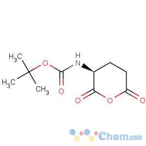CAS No:2420-13-5 Carbamic acid,N-[(3S)-tetrahydro-2,6-dioxo-2H-pyran-3-yl]-, 1,1-dimethylethyl ester