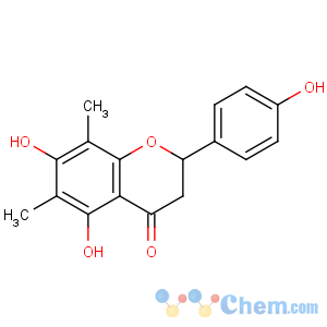 CAS No:24211-30-1 5,7-dihydroxy-2-(4-hydroxyphenyl)-6,8-dimethyl-2,3-dihydrochromen-4-one