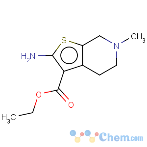 CAS No:24237-39-6 Thieno[2,3-c]pyridine-3-carboxylicacid, 2-amino-4,5,6,7-tetrahydro-6-methyl-, ethyl ester