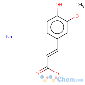 CAS No:24276-84-4 Sodium ferulic