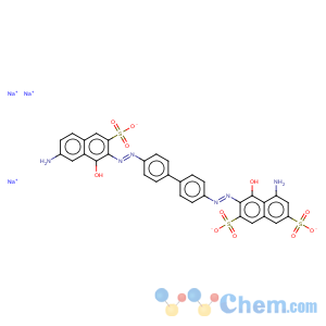CAS No:2429-73-4 2,7-Naphthalenedisulfonicacid,5-amino-3-[2-[4'-[2-(7-amino-1-hydroxy-3-sulfo-2-naphthalenyl)diazenyl][1,1'-biphenyl]-4-yl]diazenyl]-4-hydroxy-,sodium salt (1:3)