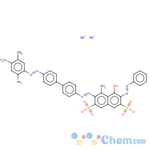CAS No:2429-83-6 2,7-Naphthalenedisulfonicacid,4-amino-3-[2-[4'-[2-(2,4-diamino-5-methylphenyl)diazenyl][1,1'-biphenyl]-4-yl]diazenyl]-5-hydroxy-6-(2-phenyldiazenyl)-,sodium salt (1:2)