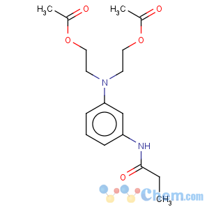 CAS No:24311-37-3 Propanamide,N-[3-[bis[2-(acetyloxy)ethyl]amino]phenyl]-
