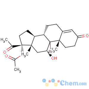 CAS No:24320-15-8 Pregn-4-ene-3,20-dione,17-(acetyloxy)-9-bromo-11-hydroxy-, (11b)- (9CI)