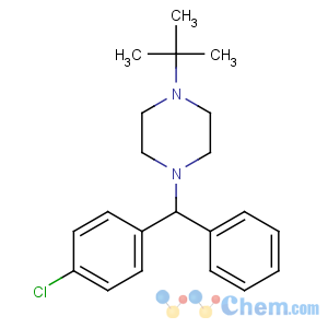 CAS No:24342-57-2 Piperazine,1-[(4-chlorophenyl)phenylmethyl]-4-(1,1-dimethylethyl)-