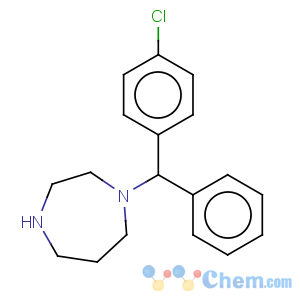 CAS No:24342-60-7 1H-1,4-Diazepine,1-[(4-chlorophenyl)phenylmethyl]hexahydro-