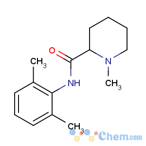 CAS No:24358-84-7 (2S)-N-(2,6-dimethylphenyl)-1-methylpiperidine-2-carboxamide