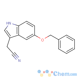 CAS No:2436-15-9 2-(5-phenylmethoxy-1H-indol-3-yl)acetonitrile