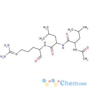 CAS No:24365-47-7 L-Leucinamide,N-acetyl-L-leucyl-N-[4-[(aminoiminomethyl)amino]-1-formylbutyl]- (9CI)