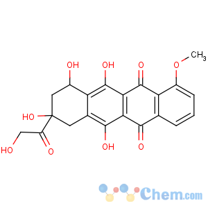 CAS No:24385-10-2 5,12-Naphthacenedione,7,8,9,10-tetrahydro-6,8,10,11-tetrahydroxy-8-(2-hydroxyacetyl)-1-methoxy-,(8S,10S)-